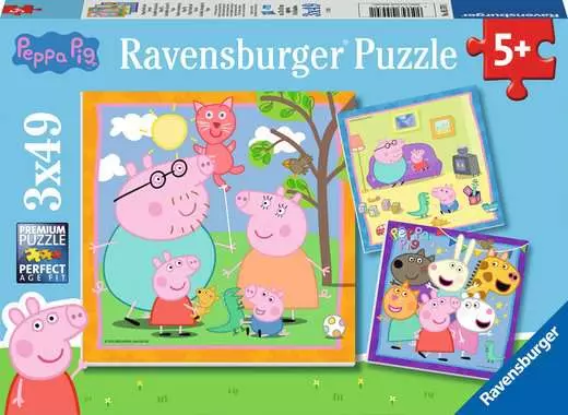 La Famille Et Les Amis De Peppa Pig Puzzle Enfant Ravensburger