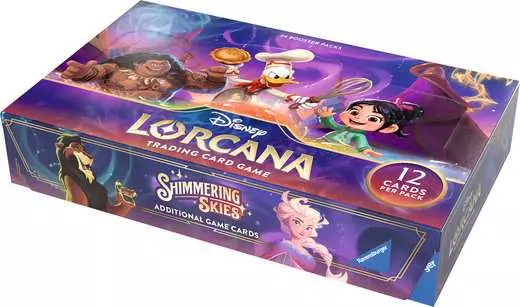 Disney Lorcana Shimmering Skies Display Mit 24 Booster Packs