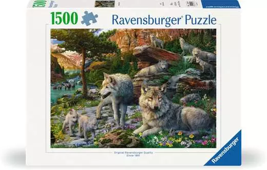 Wolves In Spring Jigsaw Puzzle Ravensburger