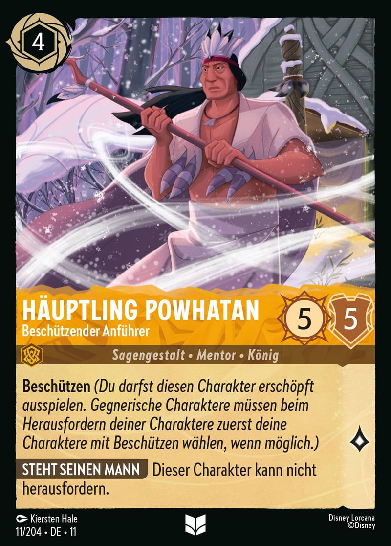 Häuptling Powhatan