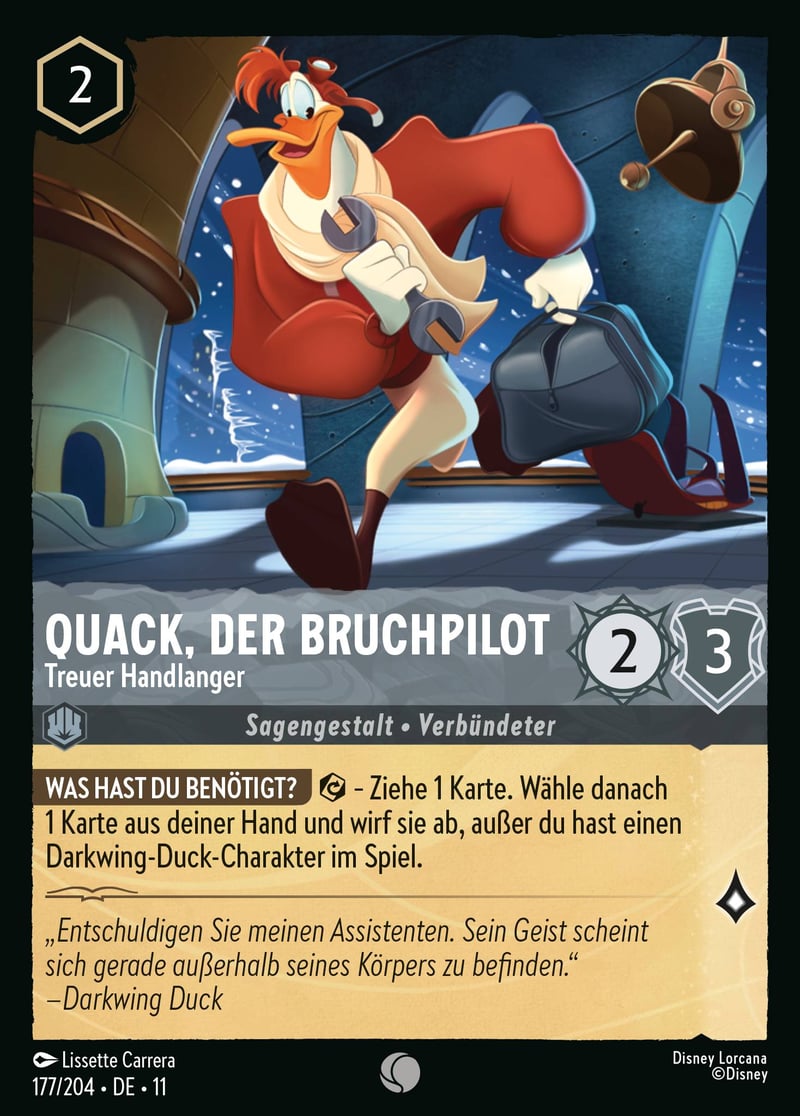 Quack, der Bruchpilot