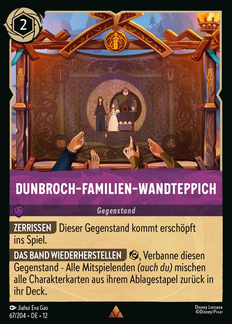 DunBroch-Familien-Wandteppich
