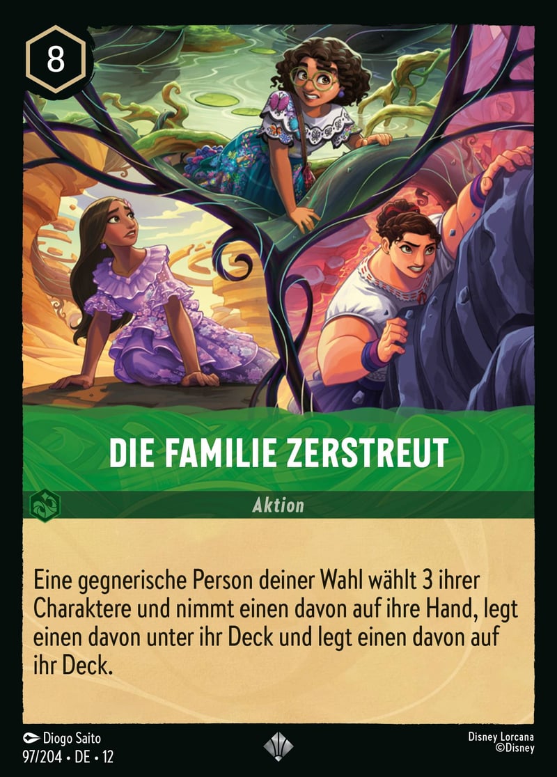 Die Familie zerstreut