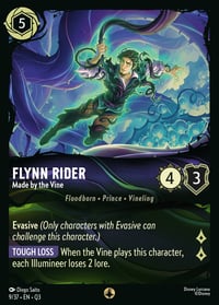 Flynn Rider — Made by the Vine Disney Lorcana card