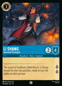 Li Shang — Seasoned Strategist Disney Lorcana card