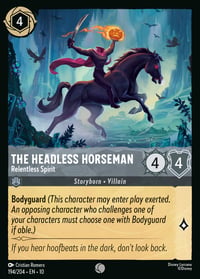 The Headless Horseman — Relentless Spirit Disney Lorcana card