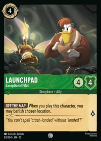 Launchpad — Exceptional Pilot Disney Lorcana card