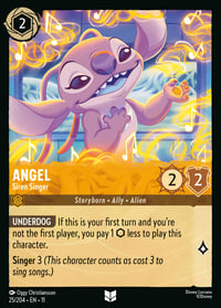 Angel — Siren Singer Disney Lorcana card