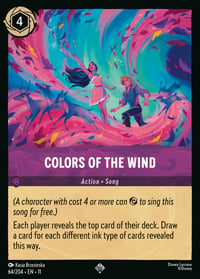 Colors of the Wind Disney Lorcana card