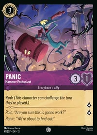 Panic — Hammer Enthusiast Disney Lorcana card