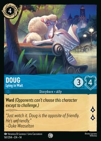 Doug — Lying in Wait Disney Lorcana card