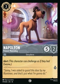 Napoleon — Patient Watchdog Disney Lorcana card