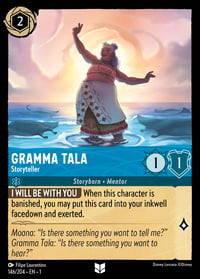 Gramma Tala — Storyteller Disney Lorcana card