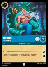 Triton — The Sea King Disney Lorcana card