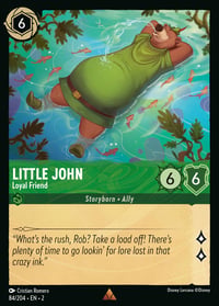 Little John — Loyal Friend Disney Lorcana card