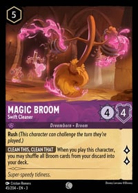 Magic Broom — Swift Cleaner Disney Lorcana card