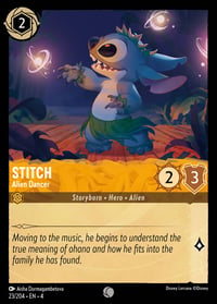 Stitch — Alien Dancer Disney Lorcana card
