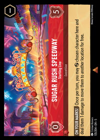 Sugar Rush Speedway — Starting Line Disney Lorcana card