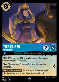 The Queen — Fairest of All Disney Lorcana card