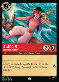 Aladdin — Fearless Navigator Disney Lorcana card