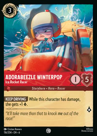Adorabeezle Winterpop — Ice Rocket Racer Disney Lorcana card