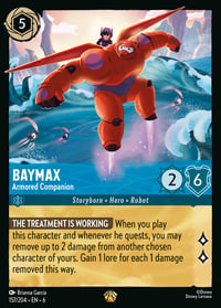 Baymax — Armored Companion Disney Lorcana card