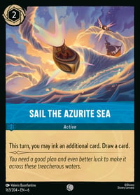 Sail the Azurite Sea Disney Lorcana card