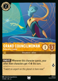 Grand Councilwoman — Federation Leader Disney Lorcana card