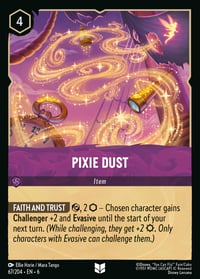 Pixie Dust Disney Lorcana card