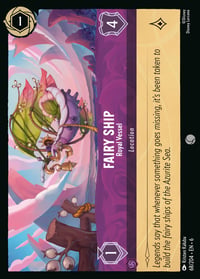 Fairy Ship — Royal Vessel Disney Lorcana card