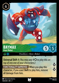 Baymax — Giant Robot Disney Lorcana card