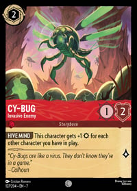 Cy-Bug — Invasive Enemy Disney Lorcana card