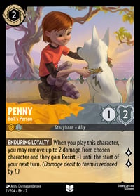 Penny — Bolt's Person Disney Lorcana card