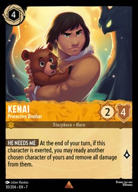 Kenai — Protective Brother Disney Lorcana card