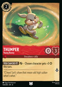 Thumper — Young Bunny Disney Lorcana card