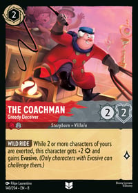 The Coachman — Greedy Deceiver Disney Lorcana card