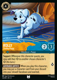 Rolly — Chubby Puppy Disney Lorcana card
