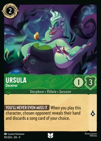 Ursula — Deceiver Disney Lorcana card