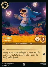 Stitch — Alien Dancer Disney Lorcana card