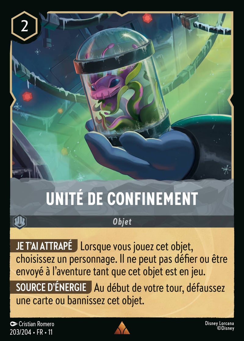 Unité de confinement