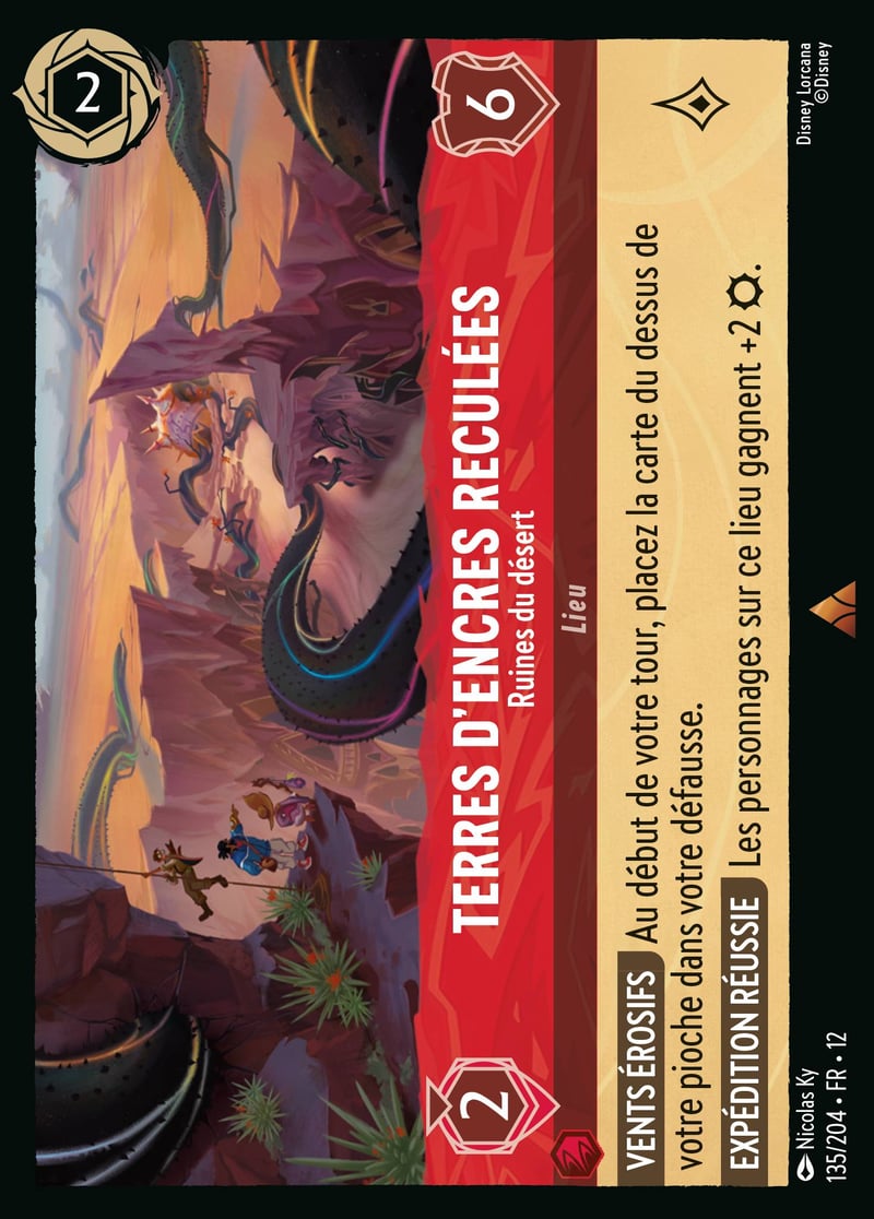 Terres d'encres reculées