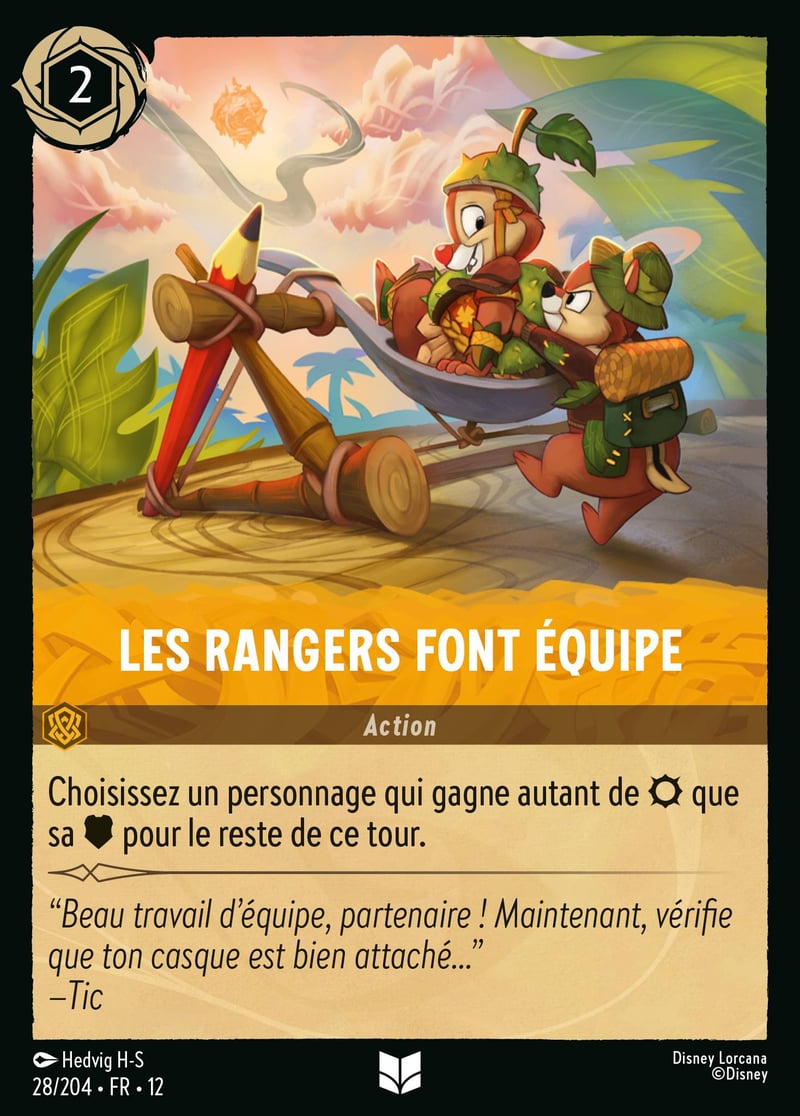 Les rangers font équipe