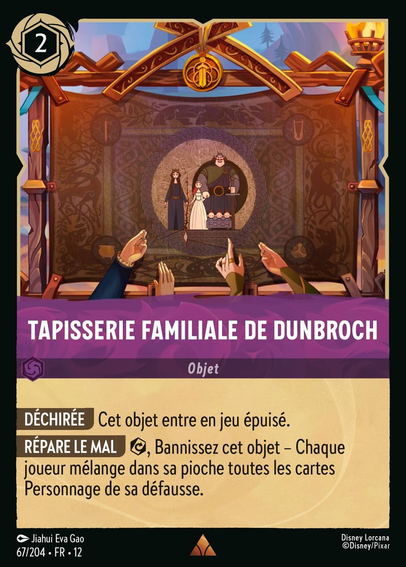 Tapisserie familiale de DunBroch