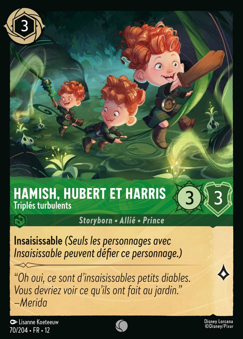 Hamish, Hubert et Harris