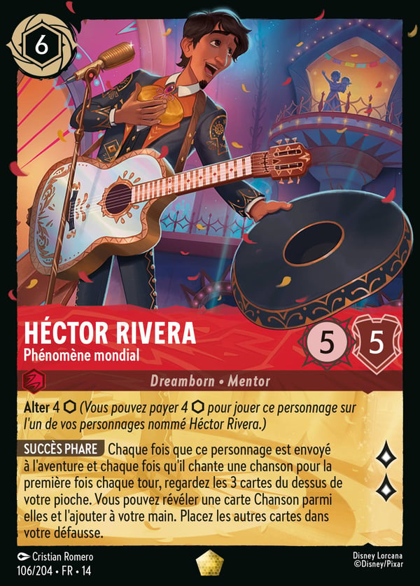 Héctor Rivera – Phénomène mondial, carte Lorcana Hyperia City