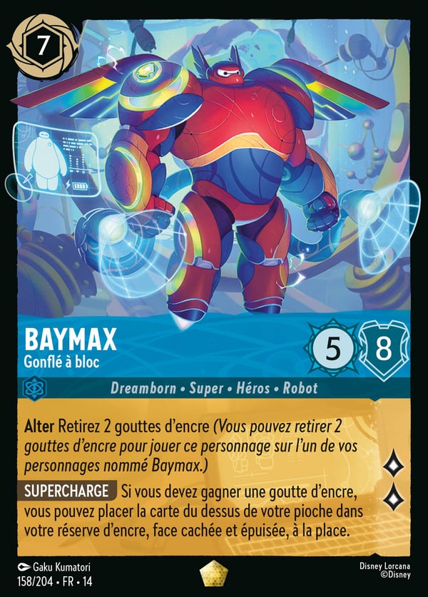 Baymax – Gonflé à bloc, carte Lorcana
