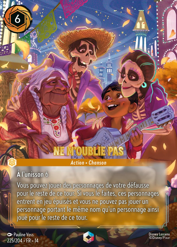 Ne m'oublie pas, carte Enchantée