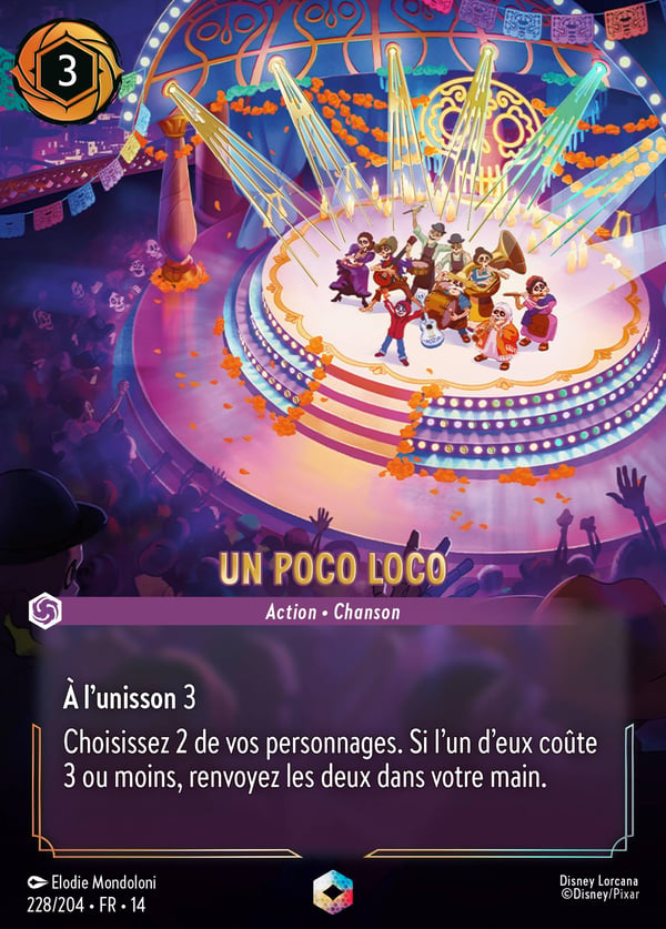 Un Poco Loco, carte Enchantée