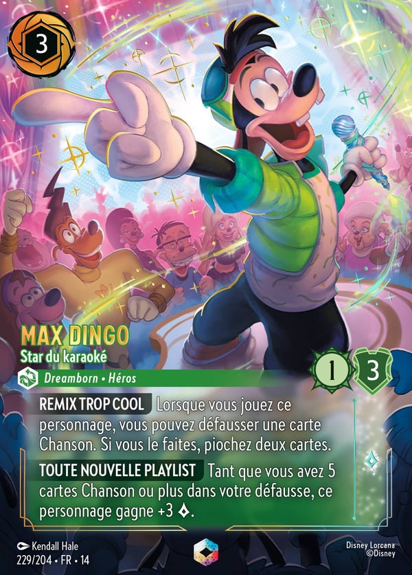 Max Dingo – Star du karaoké, carte Enchantée