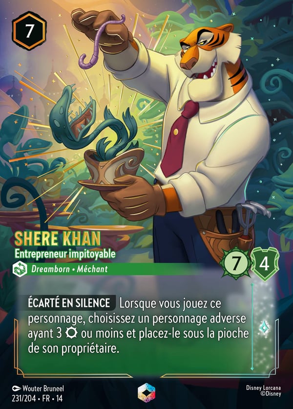 Shere Khan – Entrepreneur impitoyable, carte Enchantée